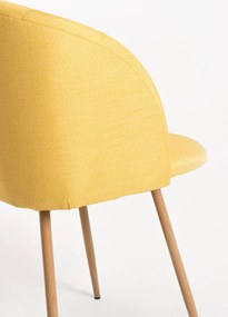 Set 2 Velt Stoffen Stoelen