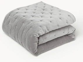 Gewatteerde bedsprei Cheryl van fluweel