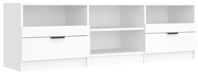 vidaXL Tv-meubel 150x33,5x45 cm bewerkt hout wit