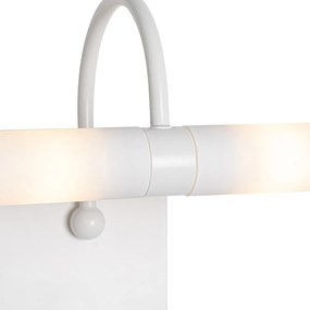 Klassieke badkamer wandlamp wit IP44 2-lichts - Bath Arc Modern G9 IP44 Lamp