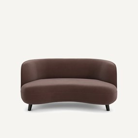 XS zitbank in linnen fluweel, Rosebury, ontwerp door Emmanuelle Gallina