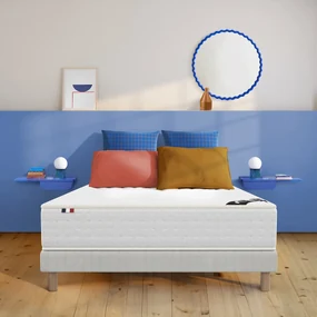 Matras met pocketveren, 7 zones, brandvetragende behandeling
