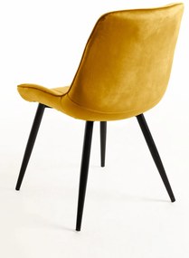 Set van 2 Lene Fluwelen Stoelen