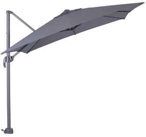 Garden Impressions Hawaii zweefparasol S 250x250 - donker grijs