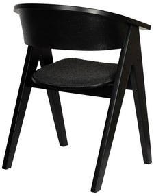 Zuiver Ndsm Design Eetkamerstoel Zwart Hout