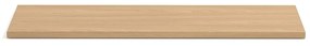 Set van 2 legplanken L110cm met fineerlaag in eik, Johanez