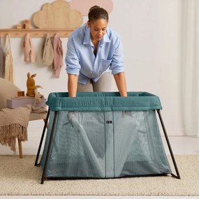 Reisbed light met hoeslaken