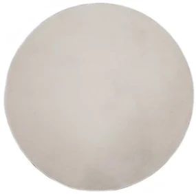 vidaXL Vloerkleed 160 cm kunstkonijnenbont crème