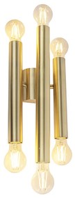 Hotel Chique wandlamp goud 6-lichts -Tubi Art Deco E27 Binnenverlichting Lamp