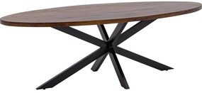 Goossens Eettafel Mabel, Ovaal 240 x 110 cm