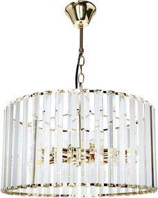 Plafondlamp met glazen bol APP1157-5CP