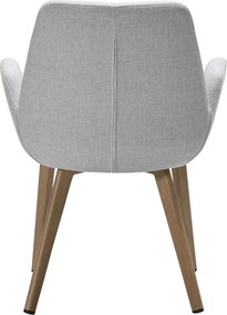Garden Impressions Amalia tuinset 5-delig light teak look - Duuk tuintafel Ø120 cm