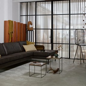 BePureHome Mellow Bijzettafels Marmer Antique Brass - 40 X 40cm.