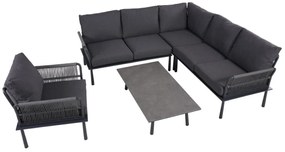 DATHO OUTDOOR Hoek Loungeset - Trino - Aluminium - Datho Outdoor - Beige