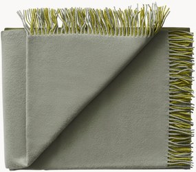 Wollen plaid Secret met franjes