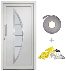 vidaXL Voordeur 98x208 cm wit