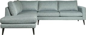 Hoekbank - Aster - links - stof Side blauwgrijs 142