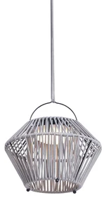 Buitenlamp Bohemian tafellamp grijs incl. LED 3-staps dimbaar IP54 solar oplaadbaar - DucoBohemian IP54 Bohemian Buitenverlichting rond