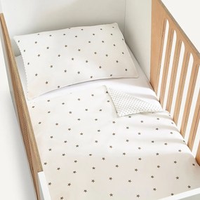 Dekbedovertrek voor baby in biologisch katoen, Stella
