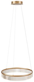 Moderne hanglamp messing 59cm incl. LED 3-staps dimbaar - Anello Chandelier