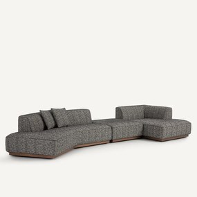 Open hoekbank XL bouclette, JACOPO