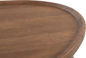 Houten Organische Salontafel Large - 140 X 65cm.
