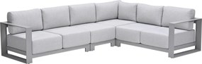Garden Impressions Malakka loungebank 4-delig - taupe