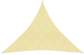 vidaXL Zonnezeil 160 g/m² 4,5x4,5x4,5 m HDPE beige
