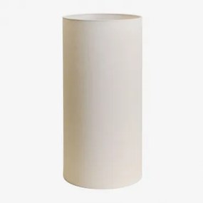 Arlina Stoffen Lampenkap Gebroken Wit & Ø30 Cm - ↑60 Cm - Sklum