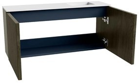 Mondiaz Joya 90cm toiletmeubel shadow met wastafel faye rechts zonder kraangat talc