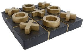 Gifts Amsterdam Sculptuur Noughts and Crosses 21x21x4,5 cm polysteen