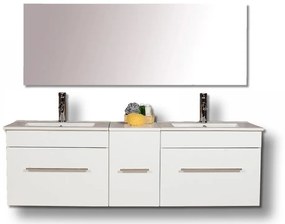 Saniclear Fortuna Badkamermeubel 150 hoogglans wit