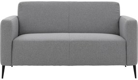 Goossens  Key West grijs, stof, 2-zits, modern design