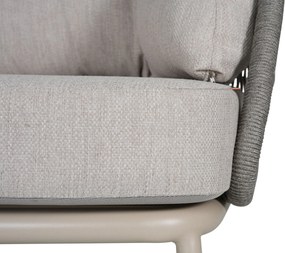 Stoel en Bank Loungeset 4 personen Rope Zand/Beige  Santika Furniture Santika