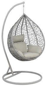 Durango tuin hangstoel met frame Garden Point lichtgrijs
