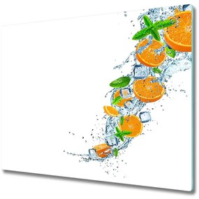 snijplank van glas Sinaasappels 60x52cm