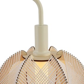 Japandi vloerlamp beige met kap - Gertie