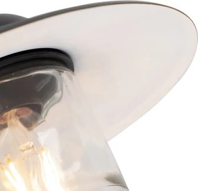 Smart buiten wandlamp zwart IP44 incl. WiFi A60  - Munich