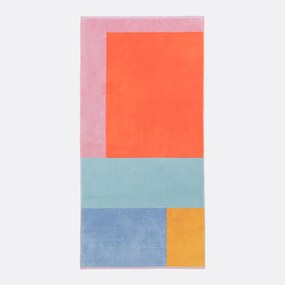 Fluwelen badstof strandlaken, Palavas