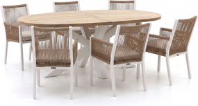 Diningset Manifesto | 6 personen | Tuinset teakhout | 7-delig | Kees Smit Tuinmeubelen