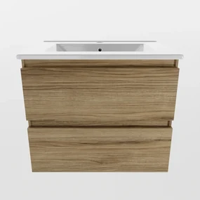Mondiaz Aivy badmeubel 60cm chai met wastafel keramiek wit glans midden 1 kraangat