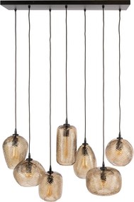 Stijlvolle Hanglamp Met Smoke-bruin Glas