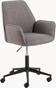 Gestoffeerde bureaustoel Glenda, in hoogte verstelbaar