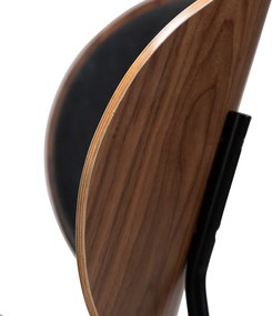 Dan-Form Clementina Design Eetkamerstoel Walnoot En Leer