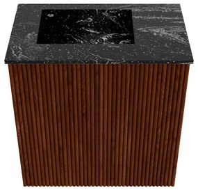 Mondiaz Joya DLux 40cm toiletmeubel ruby met wastafel faye links zonder kraangat lava