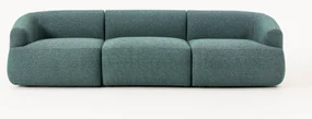 Modulaire bouclé bank Sofia (3-zits)