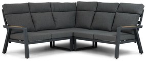 Hoek loungeset 5 personen Aluminium/teak Grijs Lifestyle Garden Furniture Marseille