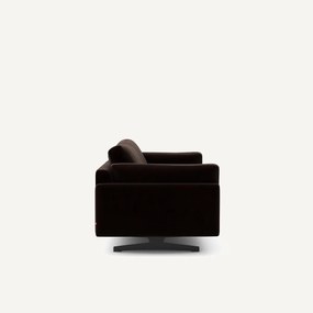 Bank in fluweel, 2-zit, César