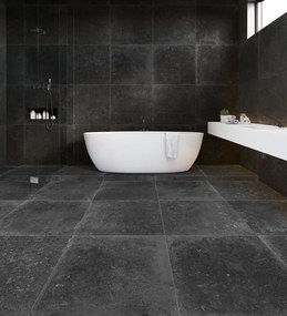 Vloertegel 60x60 Cm Natuursteenlook Antico Antraciet RBT38