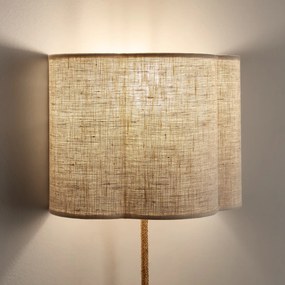 Wandlamp in linnen, Thade